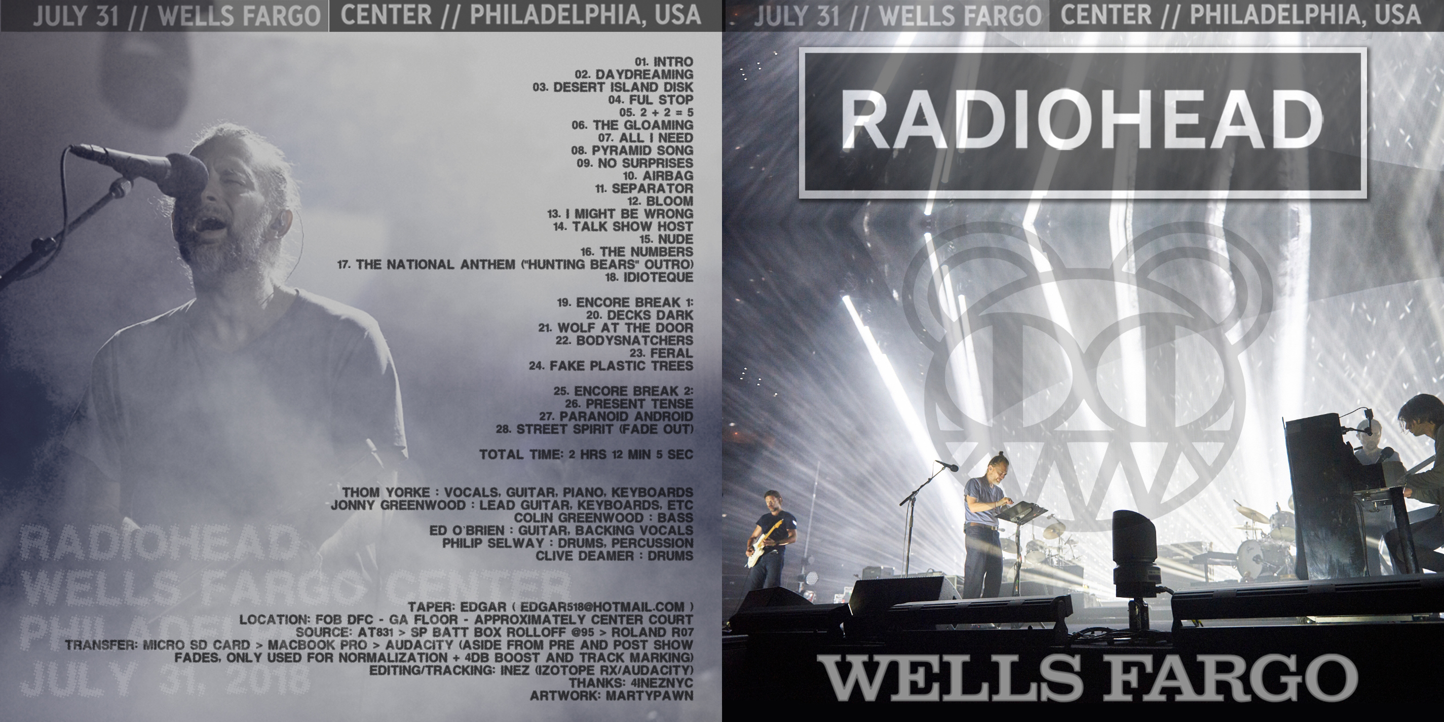 Wells Fargo (Live) - RADIOHEAD