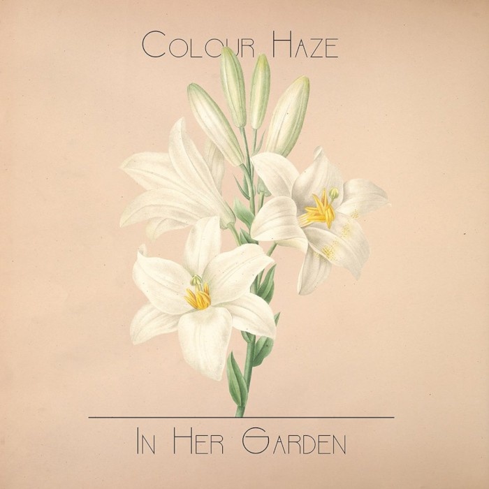 In her garden - COLOURHAZE